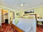 Beautifully appointed King primary bedroom